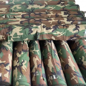 65% polyester 35% cotton rib stop digital printed fabric